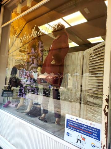 Allestimento vetrine punto vendita Capobianco di Avigliana